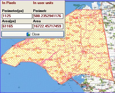 Universal Desktop Ruler measure distance area perimeter map