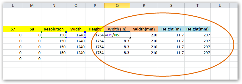 APFill using Excel templates to know PDF page dimension width inches
