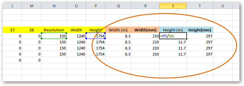 APFill using Excel templates to know PDF page dimension height inches