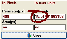 Sample Universal Desktop Ruler screenshot